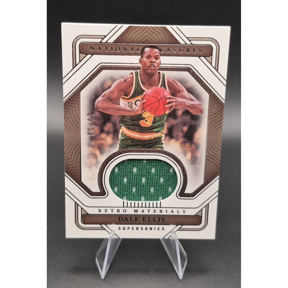 2022 National Treasures Dale Ellis #RM-DEL  Retro Materials /99 Supersonics